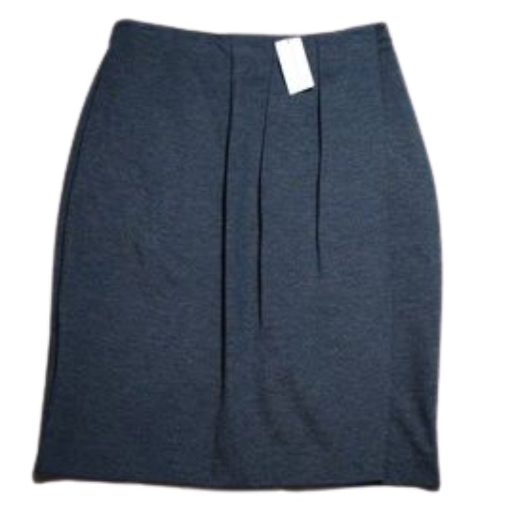 Banana Republic Gray Pleat Skirt NEW Women's Size 6 Tall Career Business